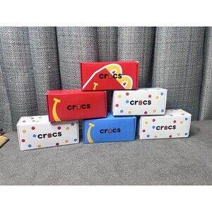 McDonalds Crocs Happy Meal Lot Mini Key Chains Toy 2024 Lot Open Box